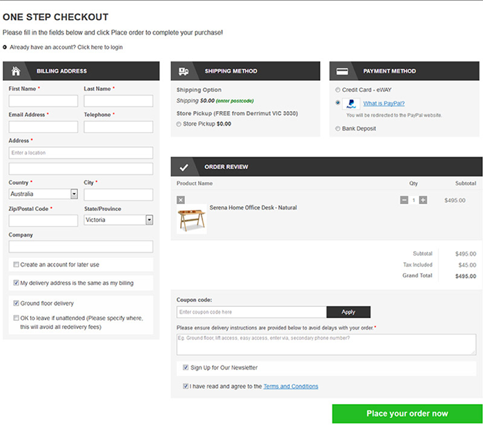 one-page-checkout