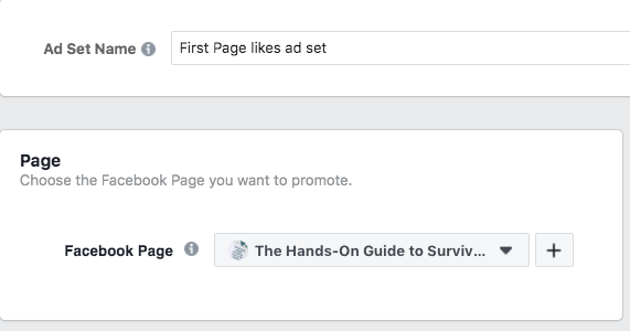 Facebook-page-select