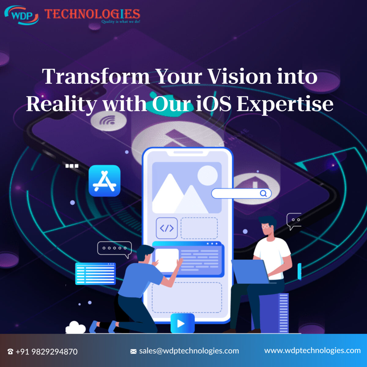 Transform Your Vision into Reality with Our iOS Expertise