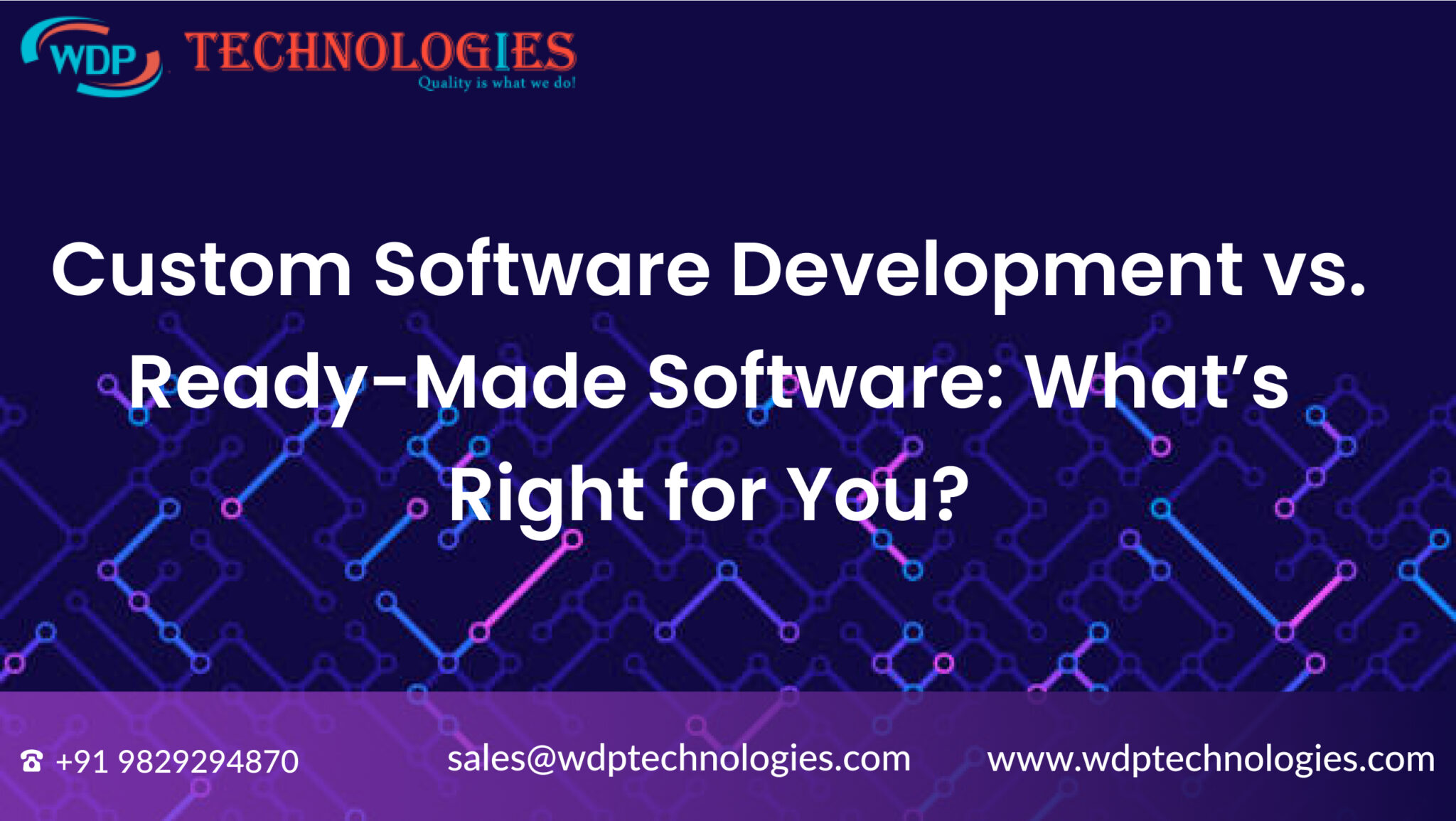 Development Ready Custom Software Development vs Ready-Made Software | Guide